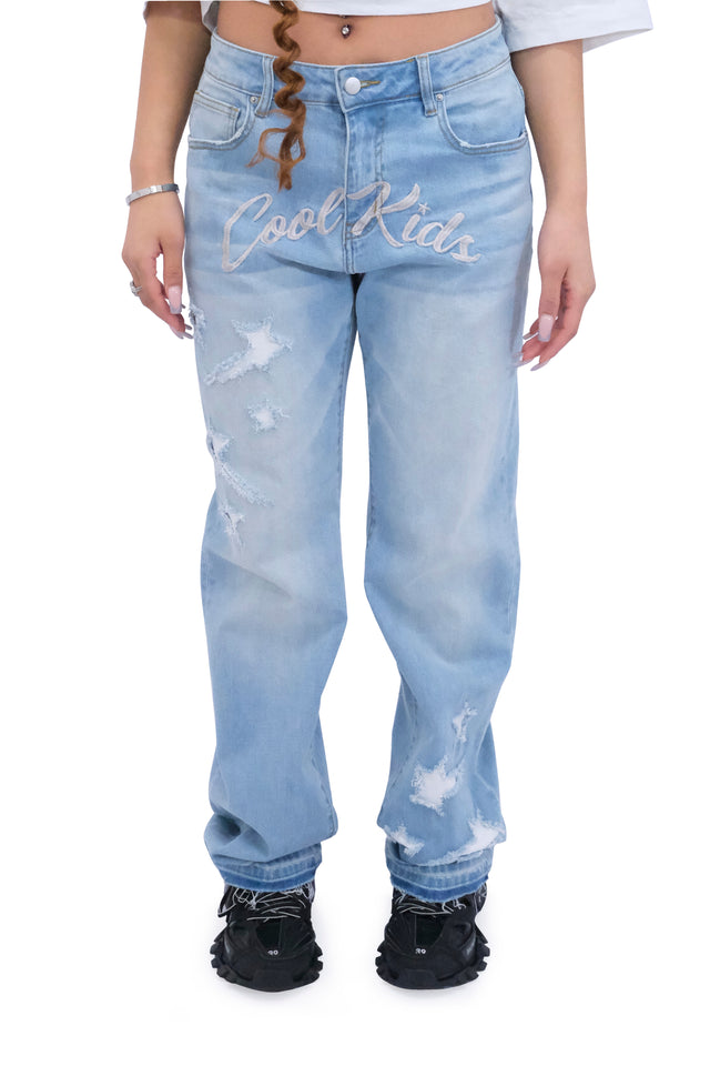 Distressed Stardust Jeans